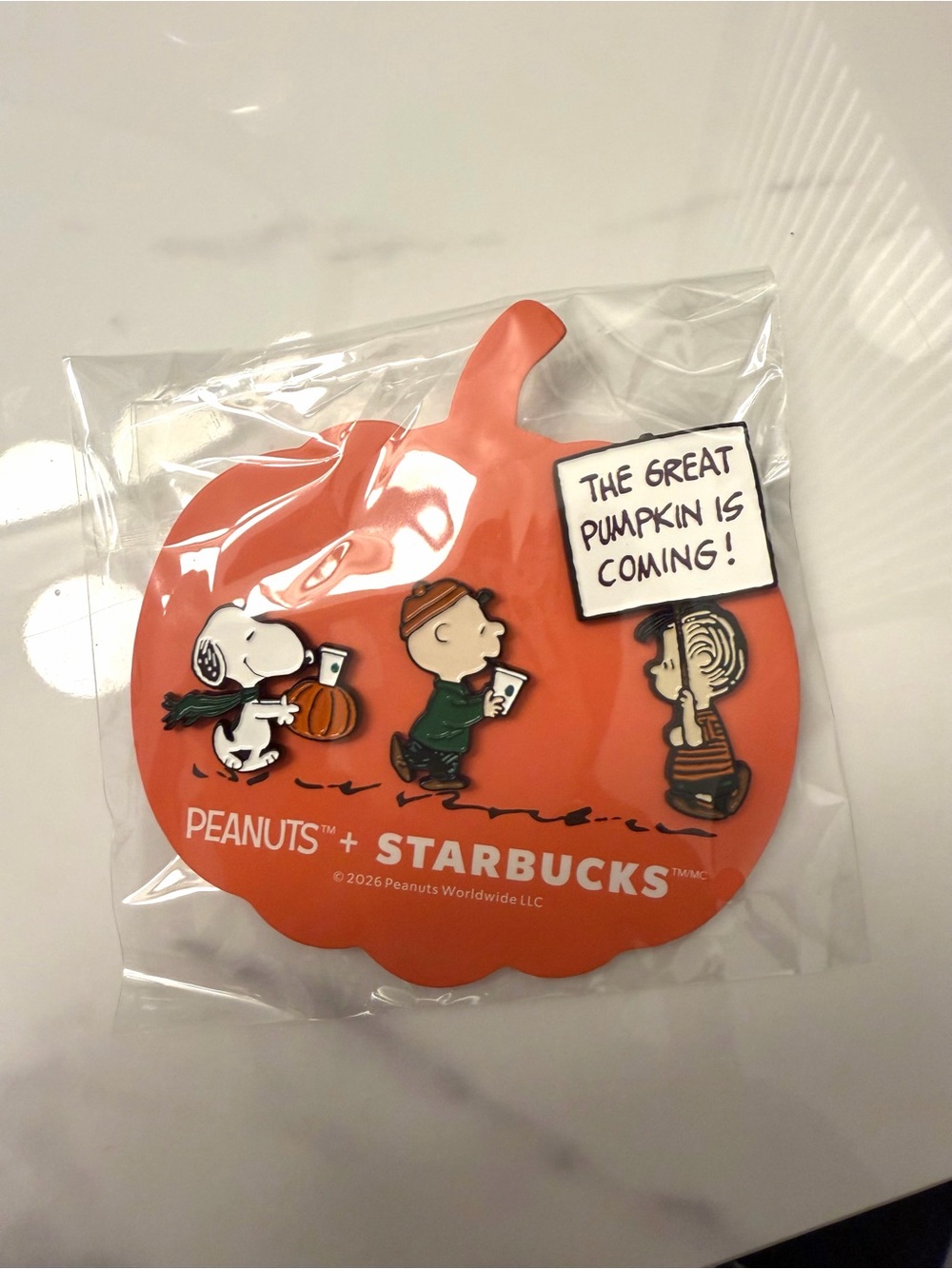Starbucks x Peanuts Enamel Pin Set